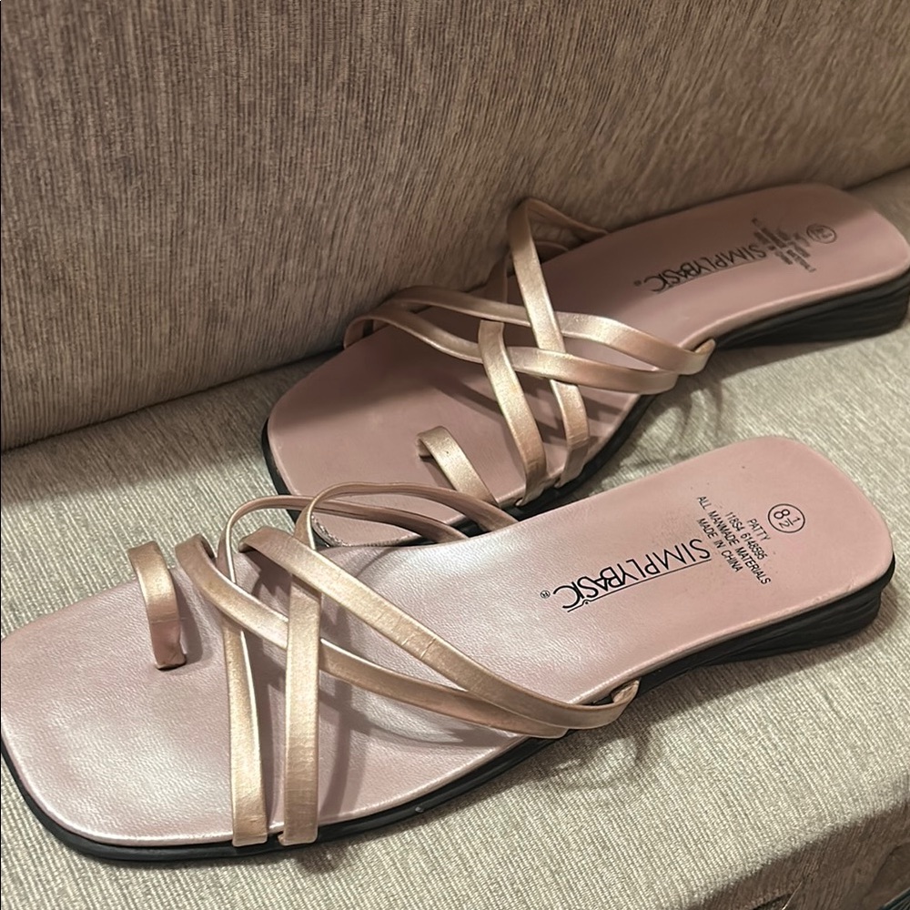 Simple Women's Elegant Blush Sandals